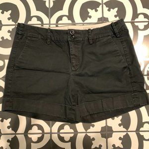 Anthropologie Paper Boy washed black chino shorts EUC 10